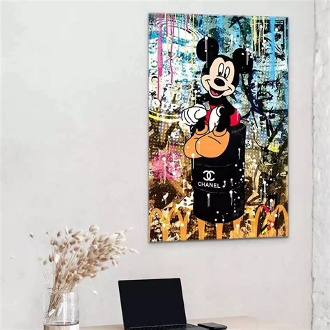 tableau mickey chanel|Tableau Street Art Mickey CHANEL .